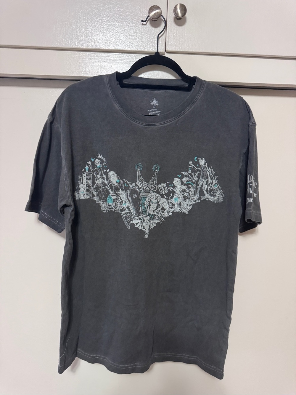 NWOT Disney’s Haunted Mansion Magic Key Oversized T-shirt XS (Unisex)